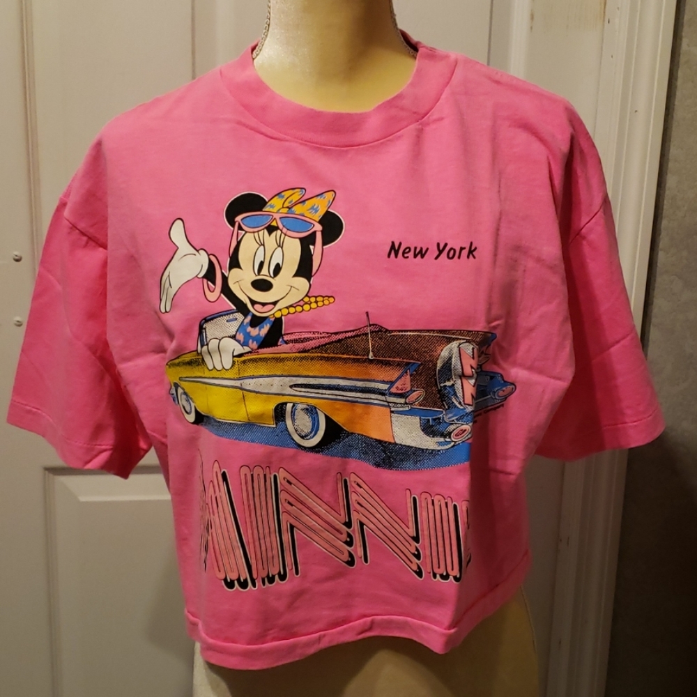 New york Minnie cropped shirt